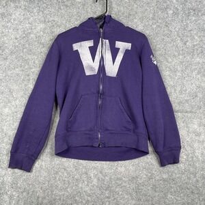Jones & Mitchell Full Zip Hoodie University of Washington UW Logo Size Medium